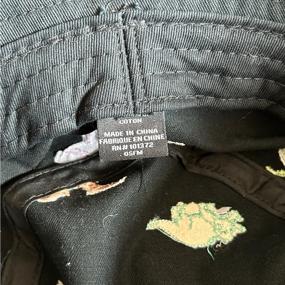 Dinosaur Bucket Hat Black Multicolored - Picture 5 of 5